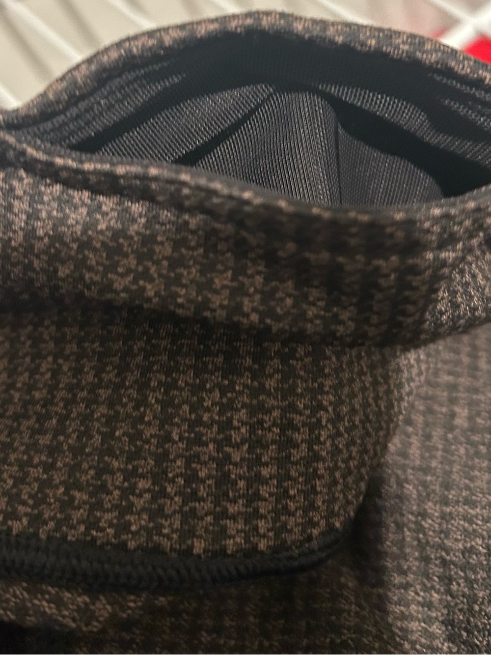 Athleta Women’s Delancey Houndstooth Tight High-Waist Ponte Brown EUC L - Picture 6 of 9
